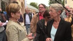 CLEAN : Legislative elections: French PM Borne campaigning in Verson in Calvados News Clip