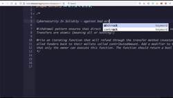 The Complete Solidity Course - Zero to Advanced for Blockchain and Smart Contracts - Leveling Up in Solidity Instructional Video