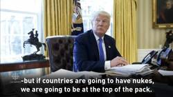 Trump wants U.S. to have the most nukes News Clip