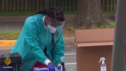 US new COVID-19 cases hit highest level since late July News Clip