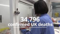 Coronavirus in numbers: UK death toll at 34,796 News Clip