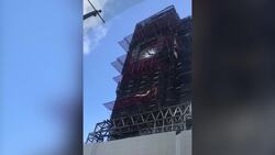 Big Ben scaled by climate change activist News Clip