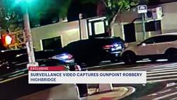 Exclusive: Surveillance video shows gunpoint robberies in Highbridge News Clip