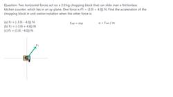 Forces and Acceleration in Two Dimensions: A Physics Problem Instructional Video