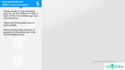 GCSE Secondary Maths Age 13-17 - Number: Division Problem - Explained Instructional Video