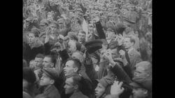 People Demonstrating (from Berlin 1920-1929) Stock Footage