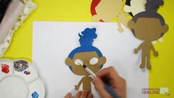 Arts and Crafts: How to Make Cute Paper Dolls Instructional Video