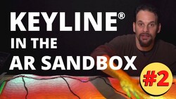 Keyline® in the AR Sandbox #2: Landform Water Divides Instructional Video