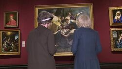 Camilla visits the National Gallery News Clip