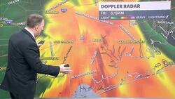 STORM WATCH: Heavy rain, gusty winds this morning. Shower chance for the weekend News Clip