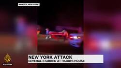 Five stabbed at Hanukkah celebration near New York City News Clip