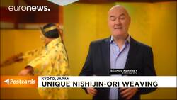 Postcards from Japan: unique Nishijin-ori weaving News Clip