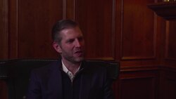 Eric Trump speaks to the media at Trump International Golf Links in Aberdeen News Clip