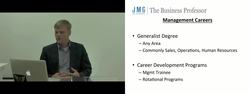 Management Concentration Instructional Video