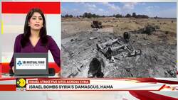 Israel bombs Syria's Damascus, Hama military airport News Clip