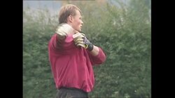 David Seaman & Alexander Manniger training with their Arsenal team mates at London Colney in 1999 News Clip