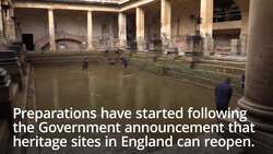 Roman Baths prepare to reopen in England News Clip