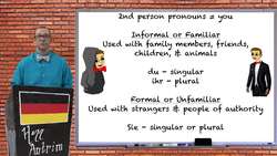 German Subject Pronouns - Beginner German with Herr Antrim Lesson #8.1 Instructional Video