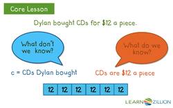 Writing Algebraic Expressions for Real World Scenarios Instructional Video