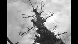 US Navy aircraft carrier "Belleau Wood" is turned over to French Navy at Toulon, France, for service in Indochina War News Clip