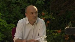 Dominic Cummings answers question from media after giving statement News Clip