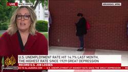 US economy loses a record 20.5 million jobs in April News Clip