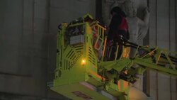 Statue on BBC Broadcasting House damaged in attack over artist’s paedophilia News Clip