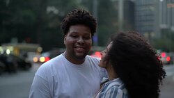 Portrait of Young Couple Outdoors Stock Footage