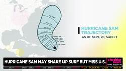 Hurricane Sam Strengthens to Category 4 Storm, Landfall Not Expected News Clip