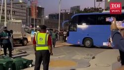 Pakistan team lands in Dubai for blockbuster Champions Trophy clash vs India | EXCLUSIVE VISUALS News Clip