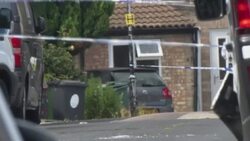 Police speaking to residents near crime scene where man was shot dead at gathering in Waltham Forest News Clip