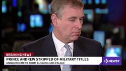 Prince Andrew Stripped Of Military Affiliations News Clip