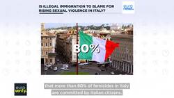 Fact check: Is illegal immigration to blame for rising sexual violence in Italy? News Clip