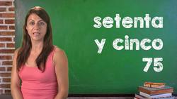 Intro Spanish Lesson: Counting by Fives Instructional Video