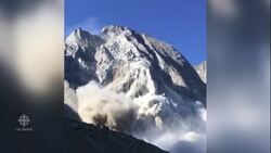 Huge Swiss landslide captured on cellphone News Clip