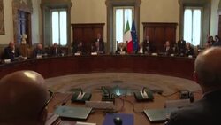 CLEAN : Italy's Giorgia Meloni holds first cabinet meeting News Clip