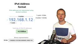 World of Computer Networking Your CCNA start - Internet Protocol Version 4 (IPv4) Address Format Instructional Video