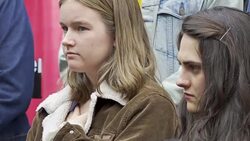 “Say No to Kavanaugh” – Protesters demand congress vote No to Kavanaugh - NYC Stock Footage