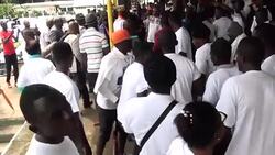 CLEAN : Akere Muna holds rally in Cameroon volatile anglophone region News Clip