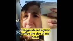 English idiom- It's the size of my head! #shorts Instructional Video