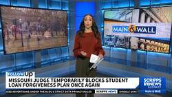 Biden's student loan cancellation is put on hold again after day of legal whiplash News Clip