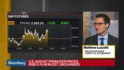 U.S. Core Producer Prices Rise 2.3% in August From a Year Earlier News Clip