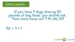 Dividing with Remainders: Writing Remainders as Fractions Instructional Video