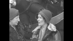 Aviatrix Ruth Nichols embarks on a goodwill tour in 1932 News Clip