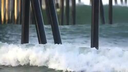Pismo Beach Pier Stock Footage