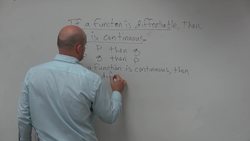 If a function is differentiable then it is continuous Instructional Video