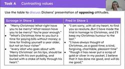 'A Christmas Carol' Stave 3: Scrooge and Fred as opposite characters Instructional Video