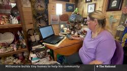 Millionaire builds 99 tiny homes to help his community News Clip