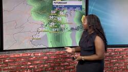Spotty gusty showers, limited sunshine Friday for New York City News Clip