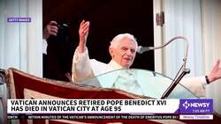 Benedict XVI, First Pope To Resign In 600 Years, Dies At 95 News Clip